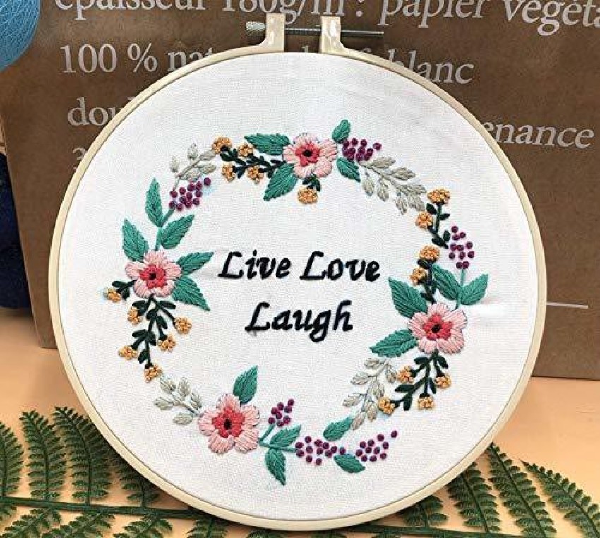 Better Crafts 6 Inch Embroidery Hoop Wooden Circle Cross Stitch Hoop for  Embroidery and Art Craft Handy Sewing (3 Pieces, 6-Inch)