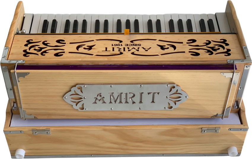 amritmusic KHADIKANGI NATURAL AMRIT harmonium folding set