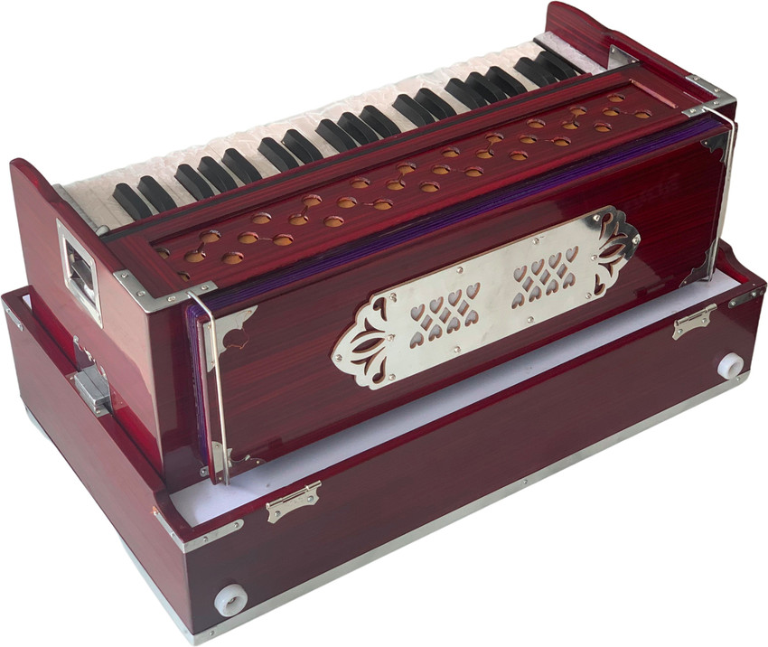 amritmusic AMRIT FOLDING HARMONIUM 9 STOPPER 3.5 Octave Hand