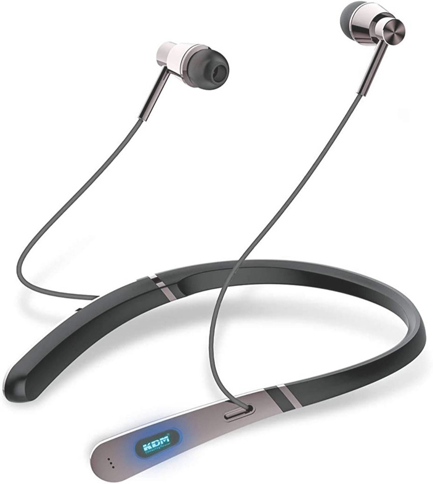 KDM Headset Pack of 1 Black Bluetooth Headset Price in India