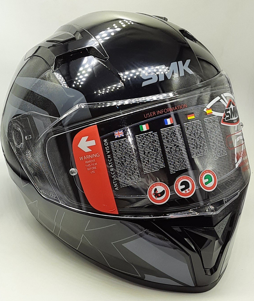 Smk helmets black sale