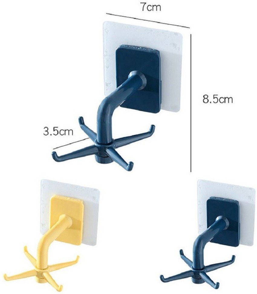 D-Lite 360° Rotatable Folding self adhesive hooks for hanging Hook 4 Price  in India - Buy D-Lite 360° Rotatable Folding self adhesive hooks for hanging  Hook 4 online at