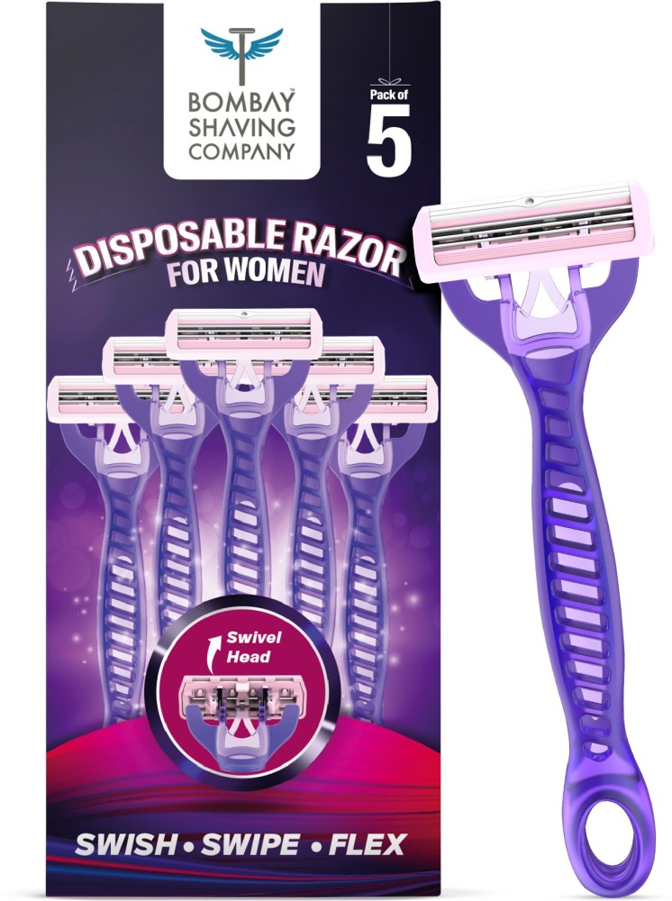 Equate Women's 5 Blade Disposable Razors, 6 Count 