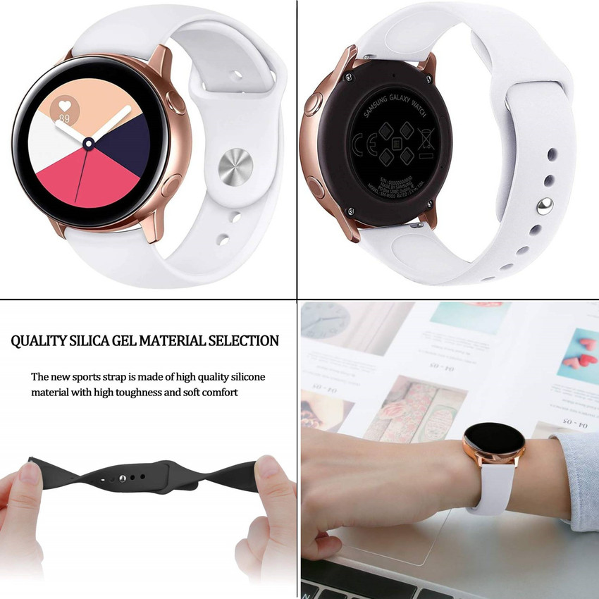 gettechgo Premium Soft Silicone 18mm Strap Band Compatible with