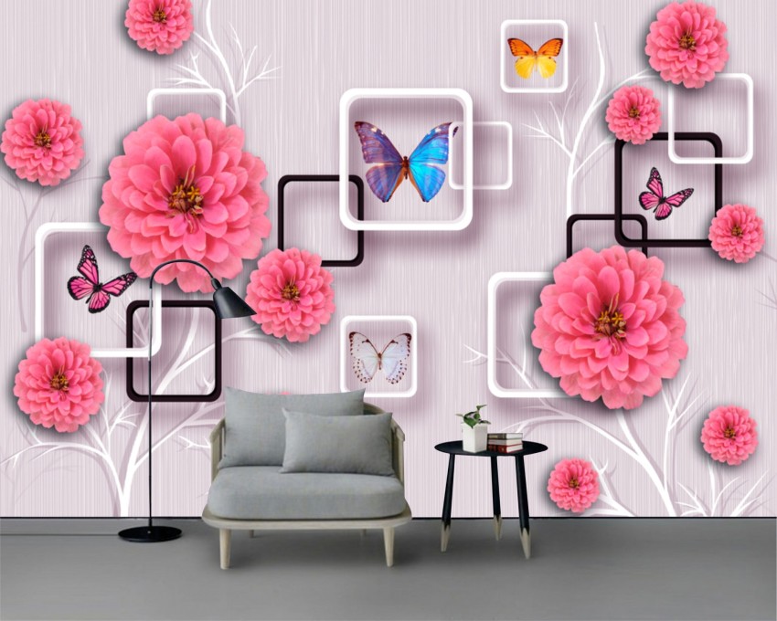 Floral luxury pattern decals for furniture