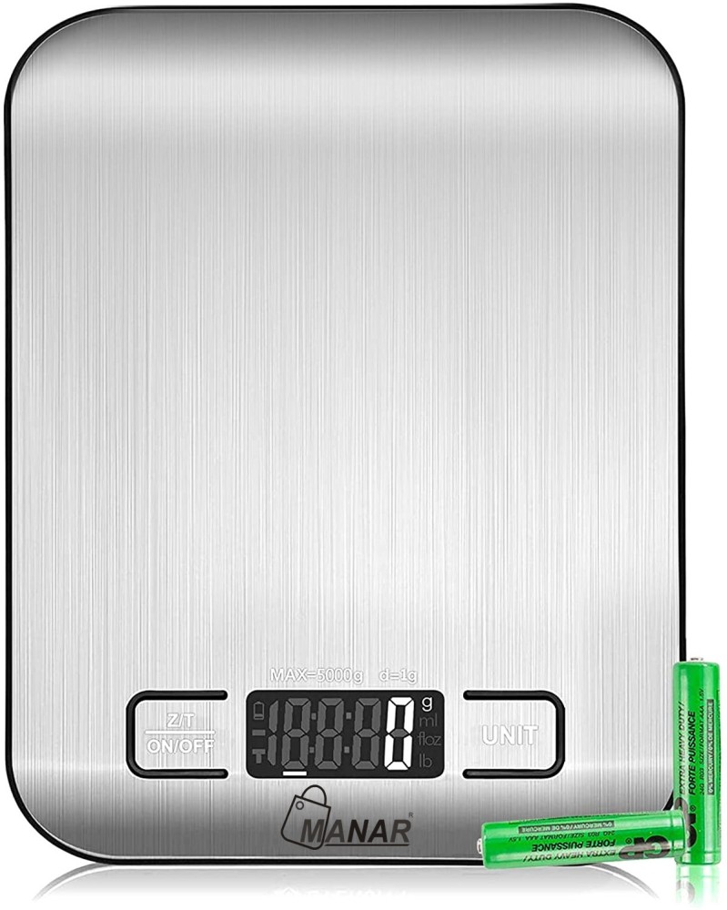 Manar Digital Food Kitchen Scale, Multifunctional Weight Measuring