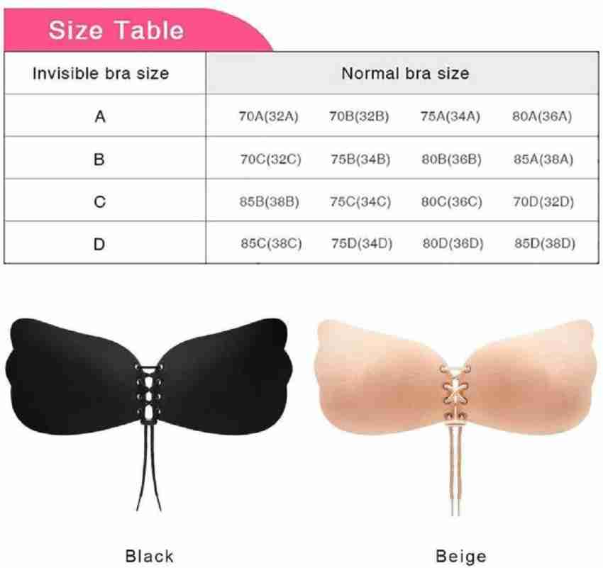 1To Finity Silicone Adhesive Stick On Push Up Gel Strapless Backless  Invisible Bra Cup Our bra