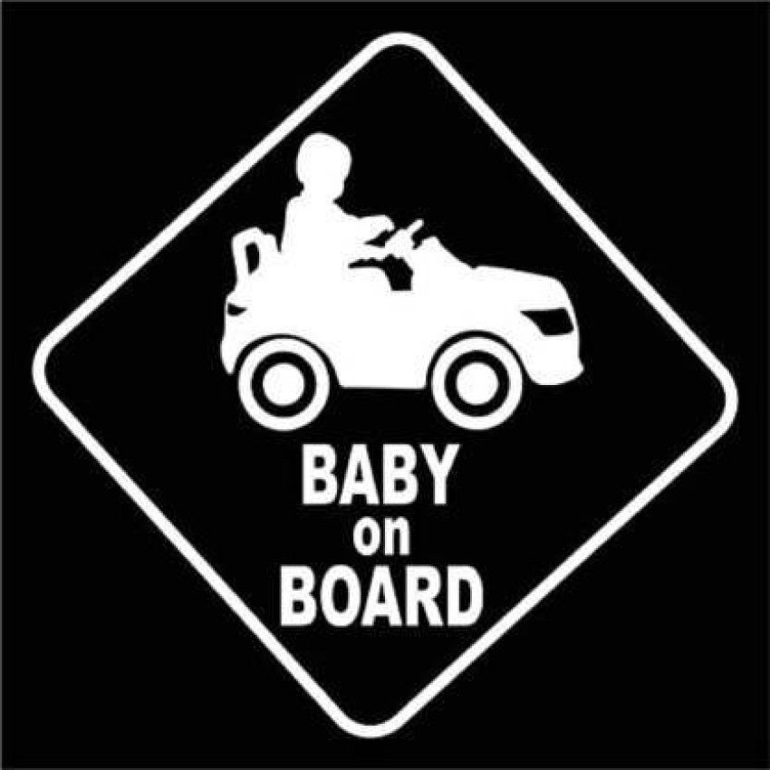 Badass Baby on Board Sticker