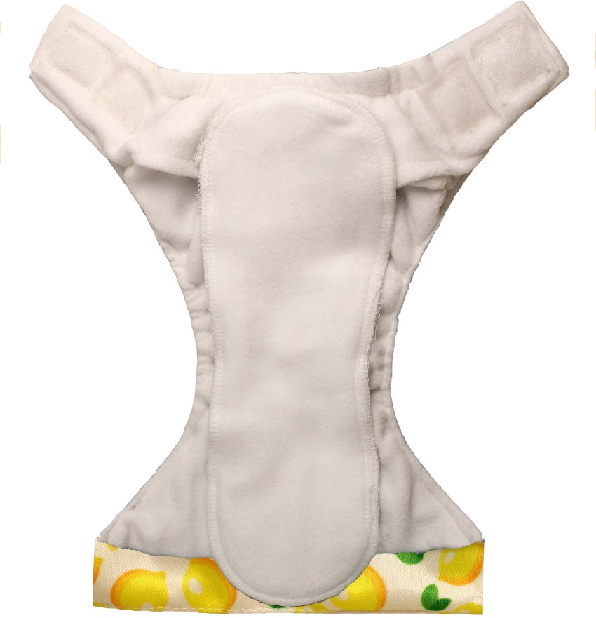 FabPad Reusable Washable Adjustable Cloth Diapers for Baby Babies (Lemon,  New Born) - New Born - Buy 2 FabPad Leakproof Outer Shell, Organic Cotton  inner lining, Dry Feel + Booster Pad Pant