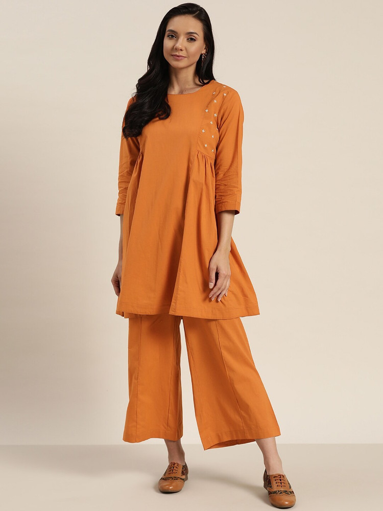 Sangria Women Kurta Palazzo Set Buy Sangria Women Kurta Palazzo Set Online at Best Prices in India Flipkart