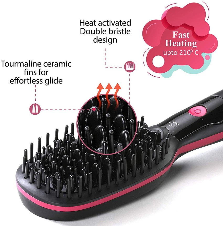 AGARO Hair Straightener Brush @theagaro_lifestyle 🌸2 in 1 hair brush  perfect for hair straightening along with hair combing for a… | Instagram