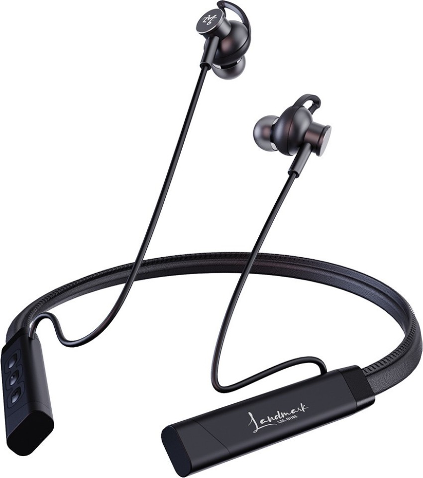 Landmark Mezzo Neckband Metal in Ear Wireless With Mic Bluetooth