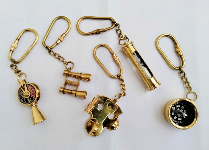 Brass Nautical Keychains,Brass Key Chains,Nautical Brass Keychain Exporters  from India