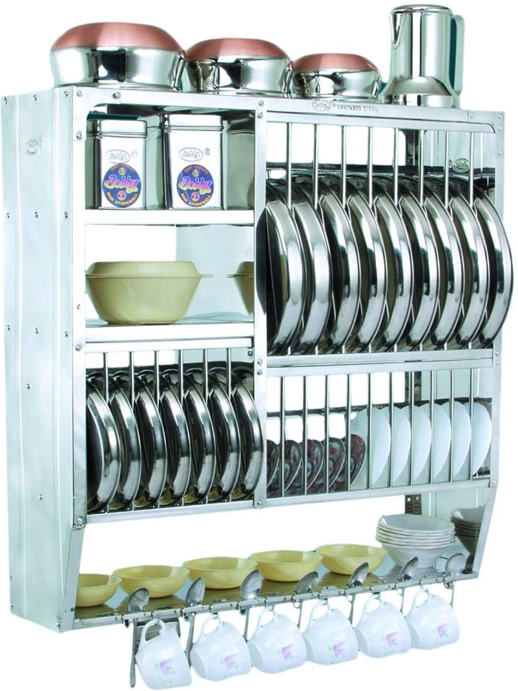 Buy BOBBY S.S. Kitchen Utensil Rack/Stand - Size: 30 x 30 Inch Online at  Best Prices in India - JioMart.