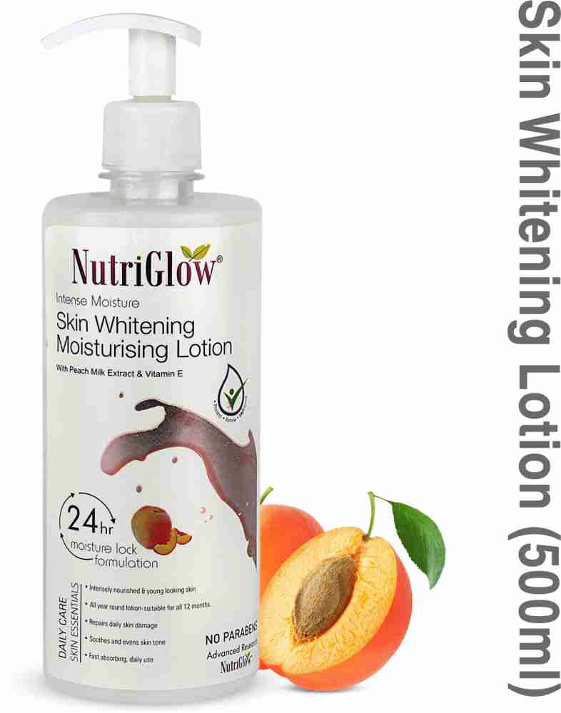 NutriGlow Intense Moisture Skin Whitening Lotion With Peach Milk