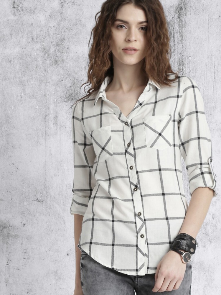 Roadster shirts for hot sale womens flipkart