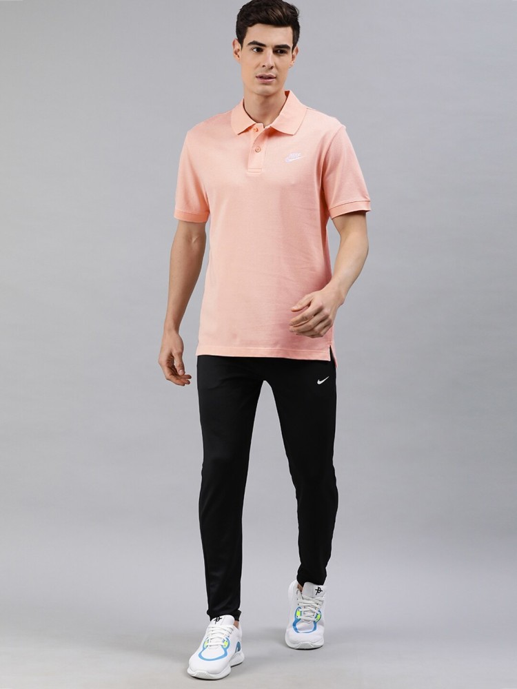 Pink top nike polo