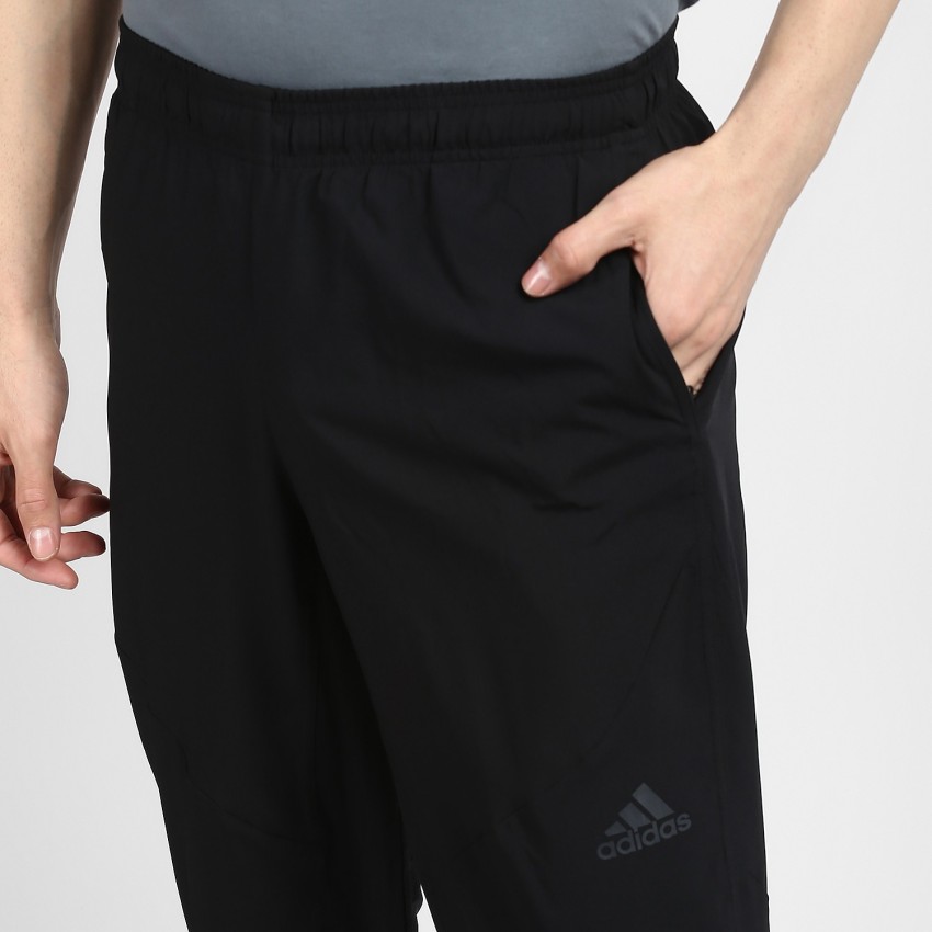 Adidas Black  Gold Track Pants Size L Mens Fashion Bottoms Trousers on  Carousell
