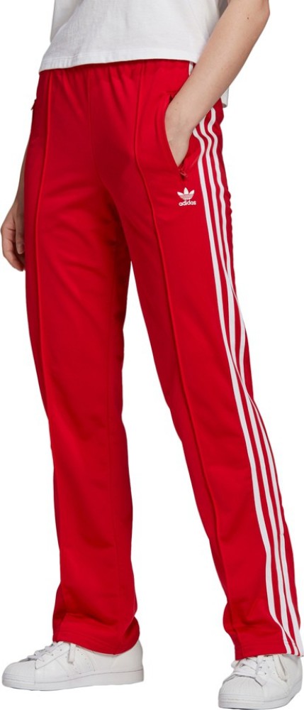 adidas Originals adicolor Three Stripe Track Pants In Red  ASOS