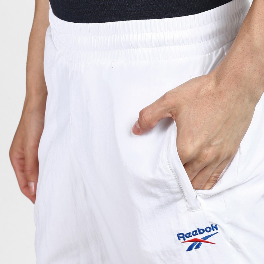 REEBOK CLASSICS Solid Men White Track Pants - Buy REEBOK CLASSICS Solid Men  White Track Pants Online at Best Prices in India