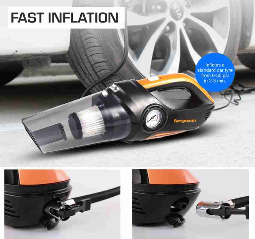 Bergmann typhoon car 2025 tyre inflator flipkart