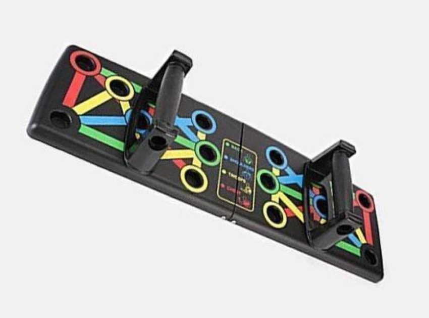 Costway Push Up Board Set Folding Push Up Stand With Elastic