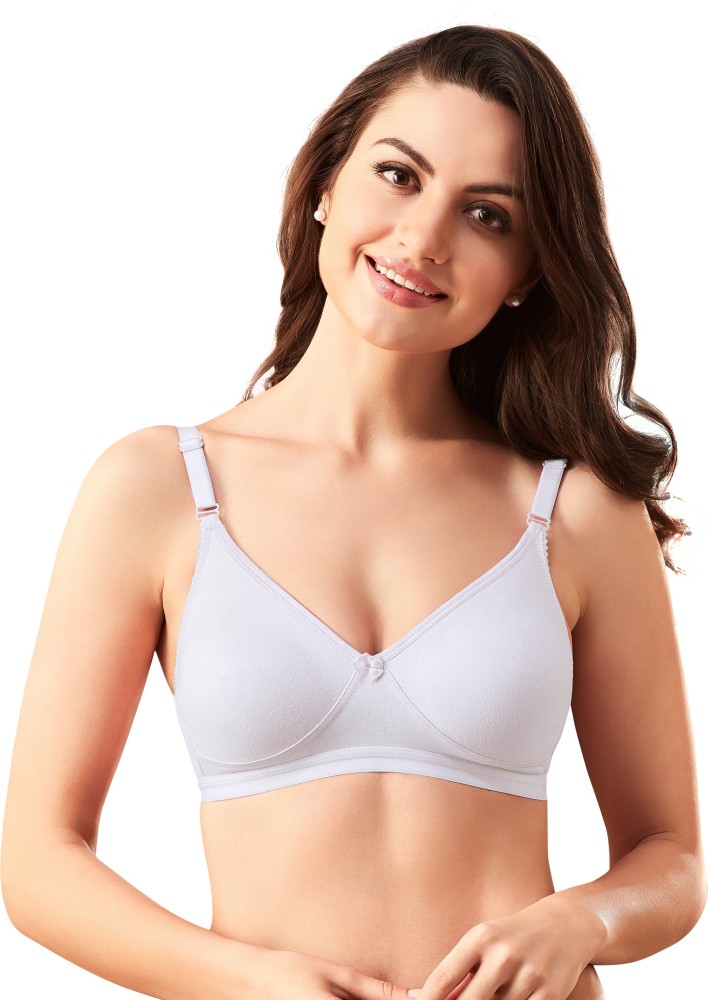 Buy online White Solid Push Up Bra from lingerie for Women by Prettycat for  ₹429 at 52% off