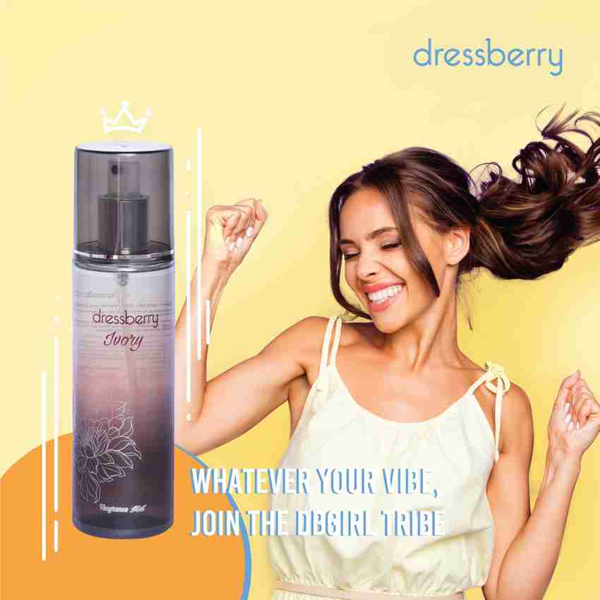 Dressberry Crush and Ivory Combo Pack Body Mist For Women