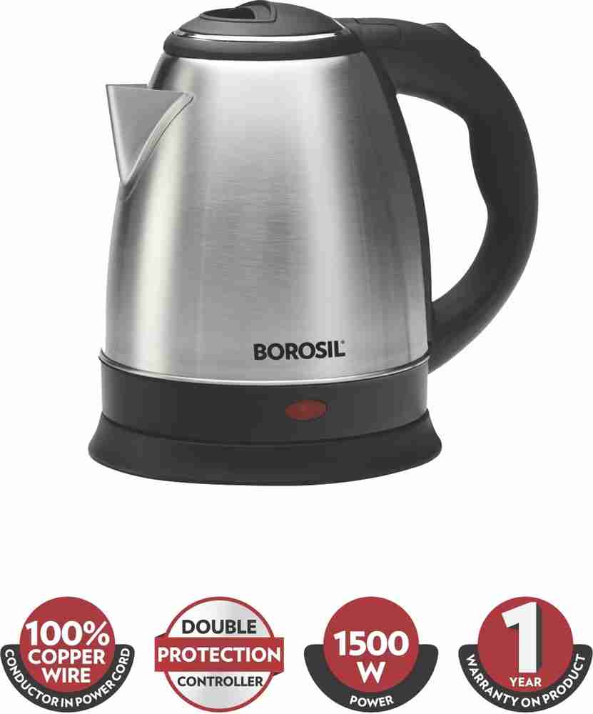 BOROSIL Rio 1.5 L ss kettle Electric Kettle