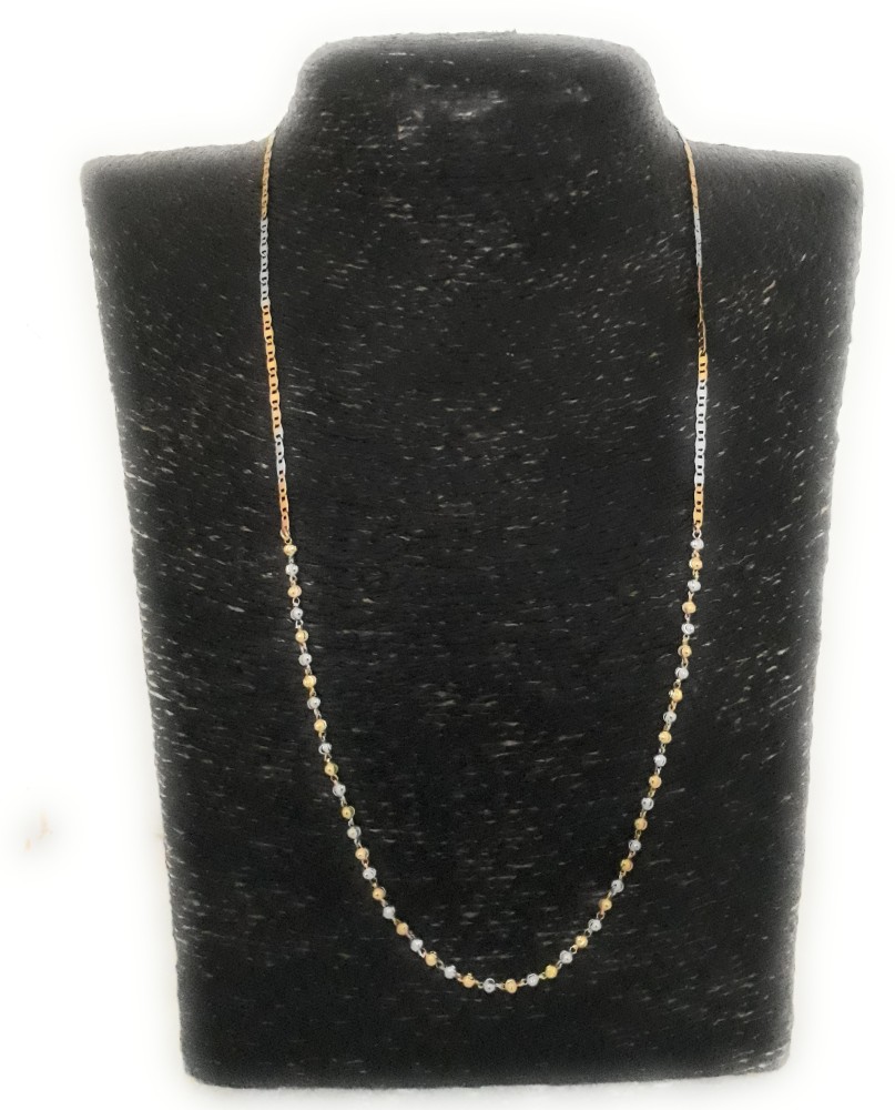 Rhodium gold chain on sale price