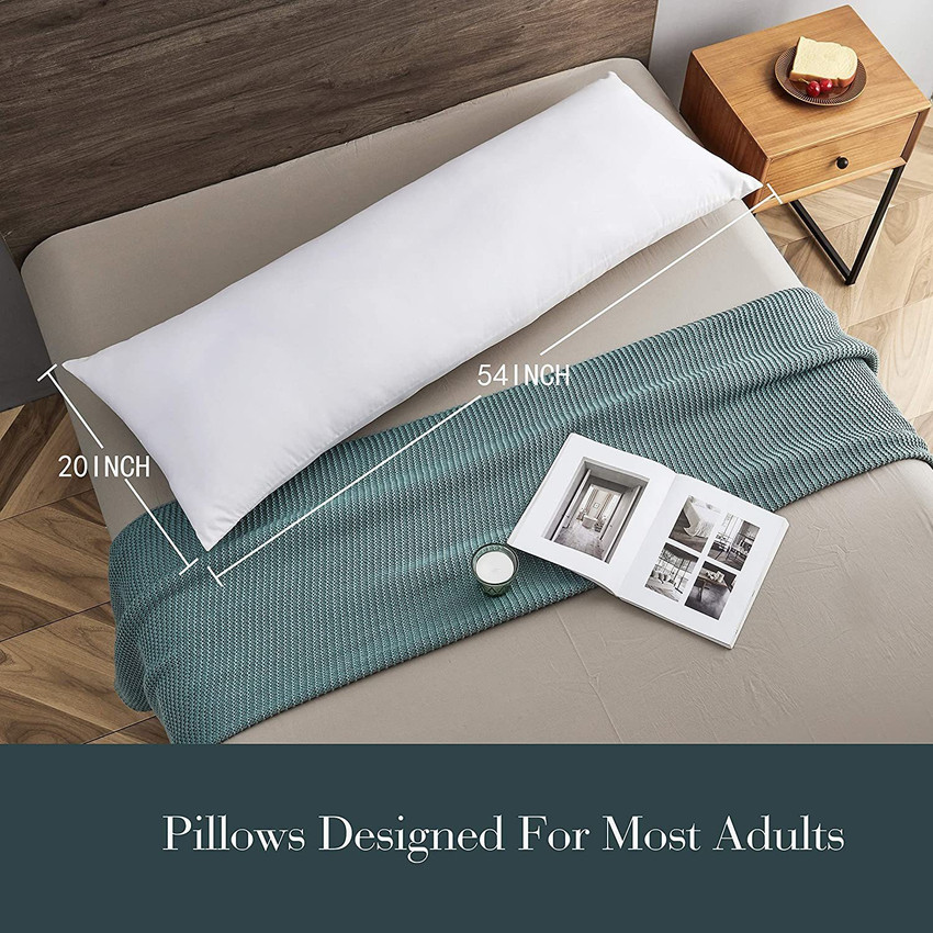 Hiputee Body Pillow With Filler Polyester Fibre Cotton Solid Body