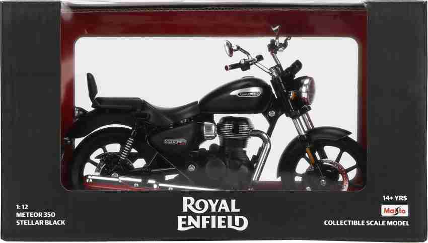 ROYAL ENFIELD Meteor 350 Scale Model Stellar Black Car Hanging