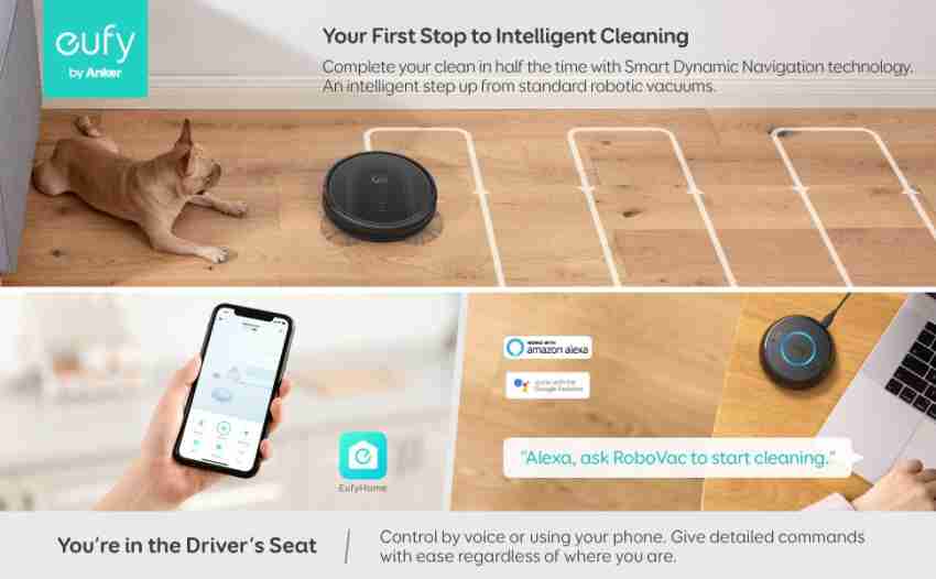 Eufy by Anker Robovac G10 Hybrid Robotic Floor Cleaner with