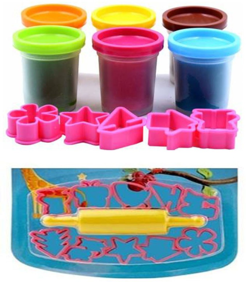 6pcs Craft Dough Tools Play Set Modelling Clay Mold Kids Toy
