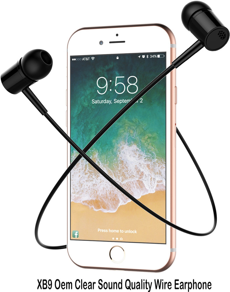 XBN ear phone lid Wired Headset Heavy Bass Stereo Wired Wired