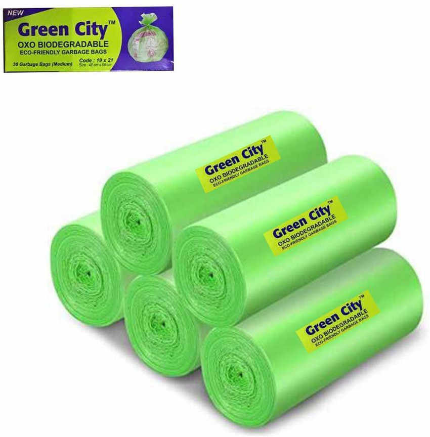 Green city garbage bags deals
