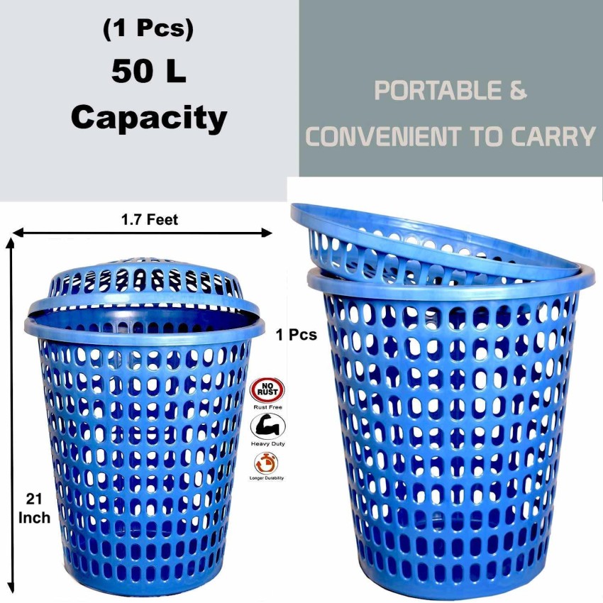 mastBus 50 L Blue, Green Laundry Basket - Buy mastBus 50 L Blue, Green  Laundry Basket Online at Best Price in India