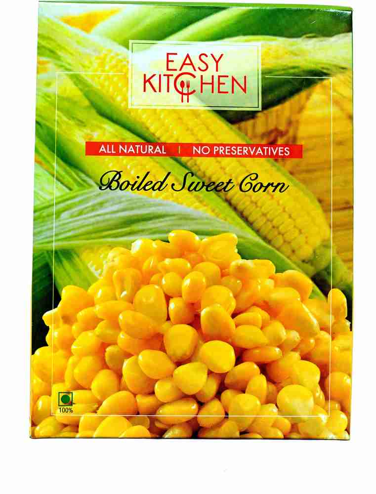 Easy Kitchen Boiled Sweet Corn 325 Grams Pack of 3 975 g Price