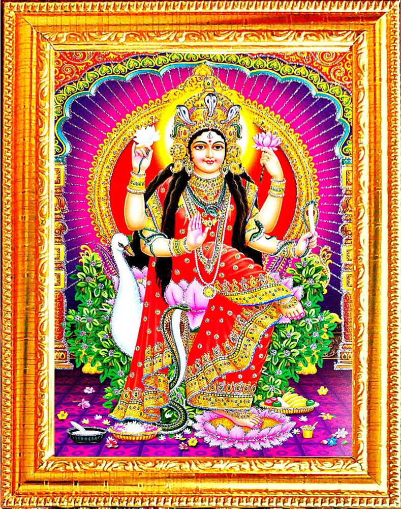 SUNINOW MANASA DEVI | HINDU GODDESS OF SNAKES Religious Frame ...