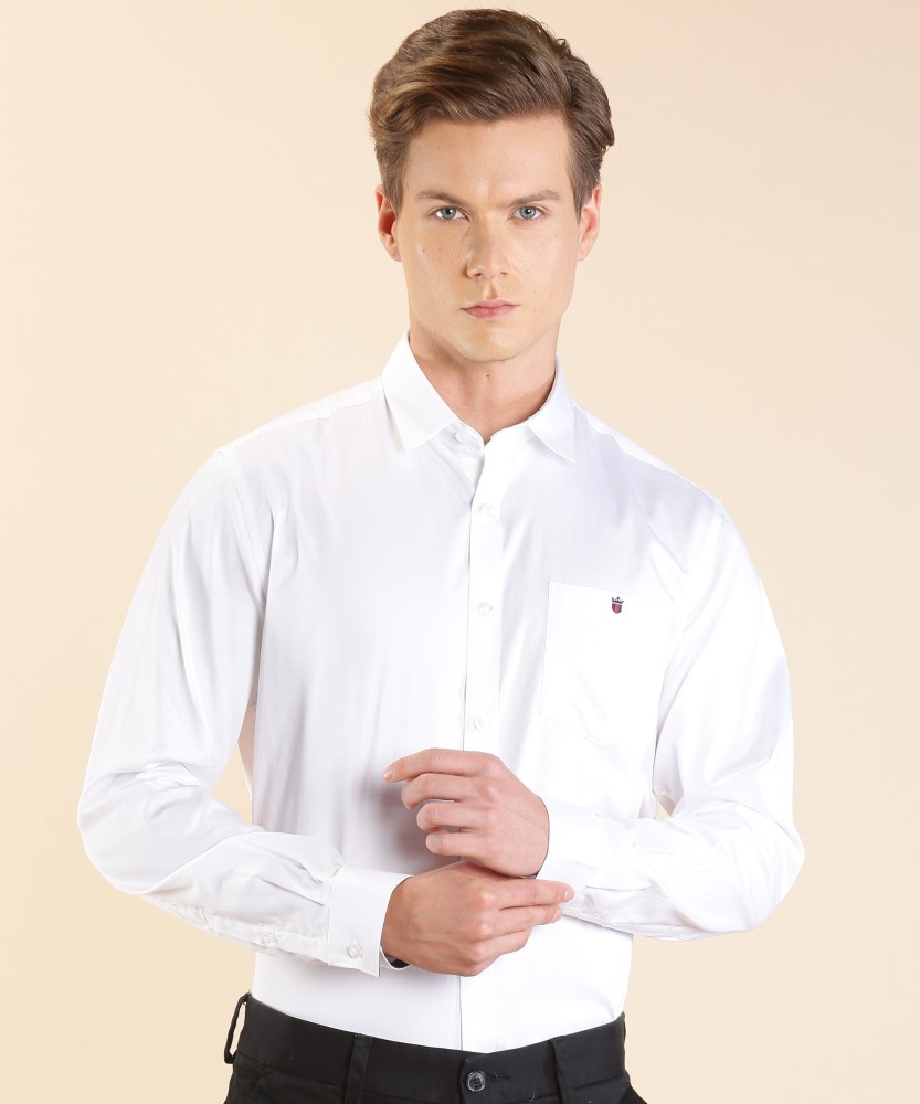 LOUIS PHILIPPE Men Solid Formal White Shirt - Buy LOUIS PHILIPPE Men Solid  Formal White Shirt Online at Best Prices in India