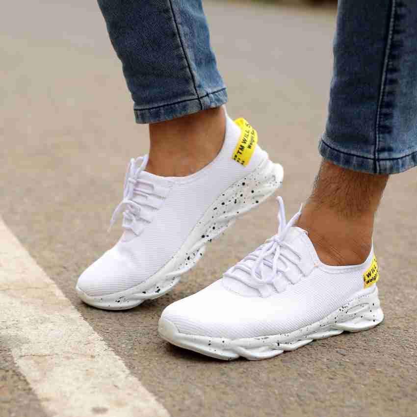 White joggers sale shoes