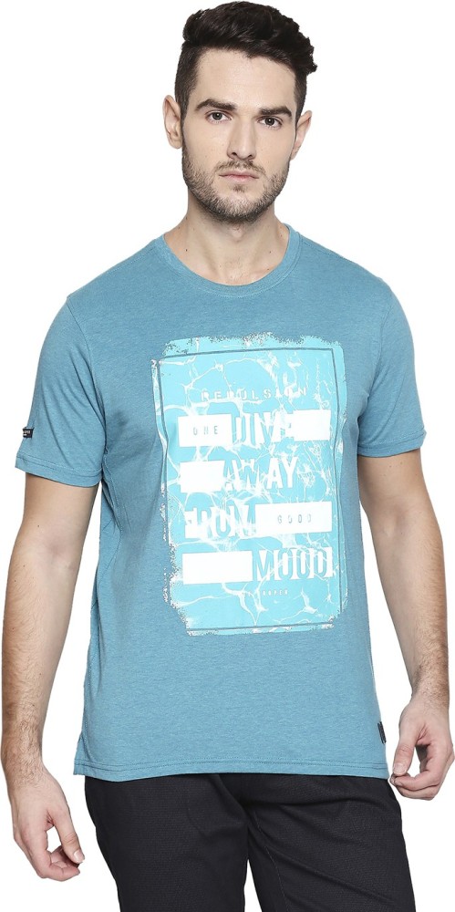 Buy LEE COOPER Mens Round Neck Tie Dye Print T-Shirt