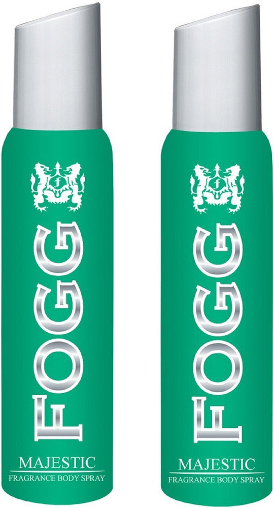 FOGG Majestic Fragrant Body Pack of 2 Combo 120ML each Perfume Body Spray For Men