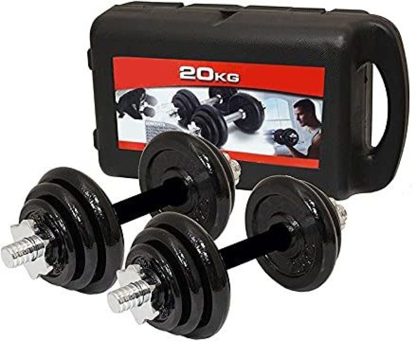 Iron gym 20kg outlet adjustable barbell set