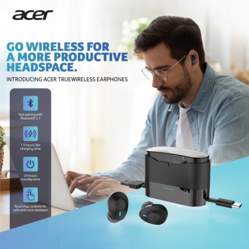 Acer true discount wireless stereo earbuds