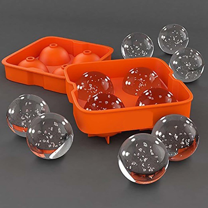 Bar Whisky Ice Ball Mould Maker Silicone Ice Box Large Spherical