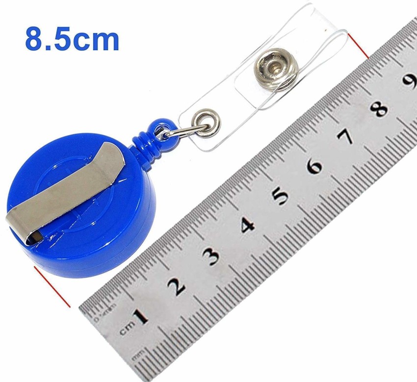 Dotpot Blue Round Shape Yo-Yo Retractable Key Ring for ID Card Holder(Pack  of 5) Key Chain Price in India - Buy Dotpot Blue Round Shape Yo-Yo  Retractable Key Ring for ID Card