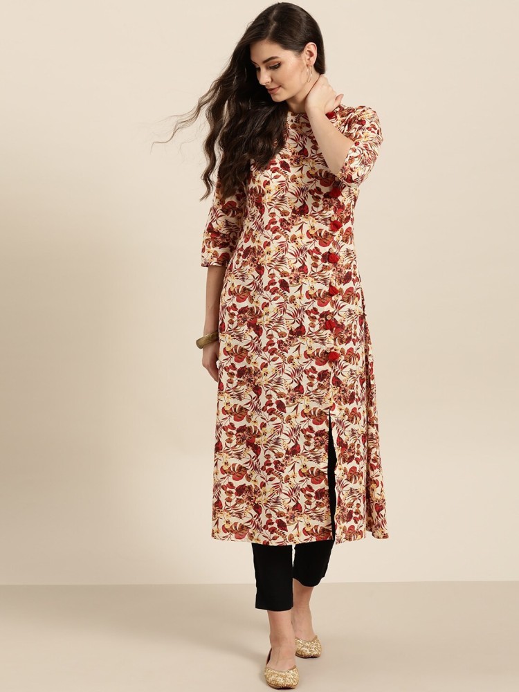 Sangria Women Printed Straight Kurta Buy Sangria Women Printed Straight Kurta Online at Best Prices in India Flipkart