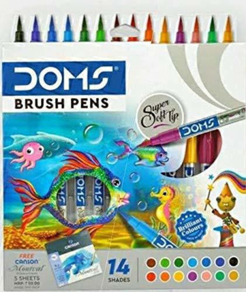 DOMS SKETCH Superfine Nib Nib Sketch Pens with Washable Ink (Set of 1,  Multicolor)