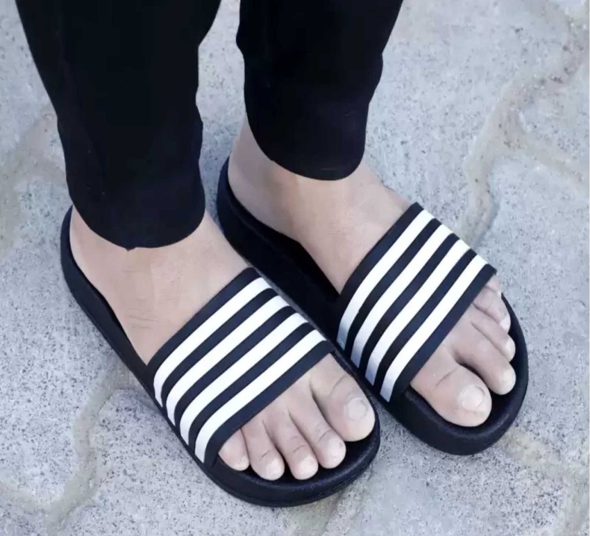 Adidas duramo clearance slides on feet